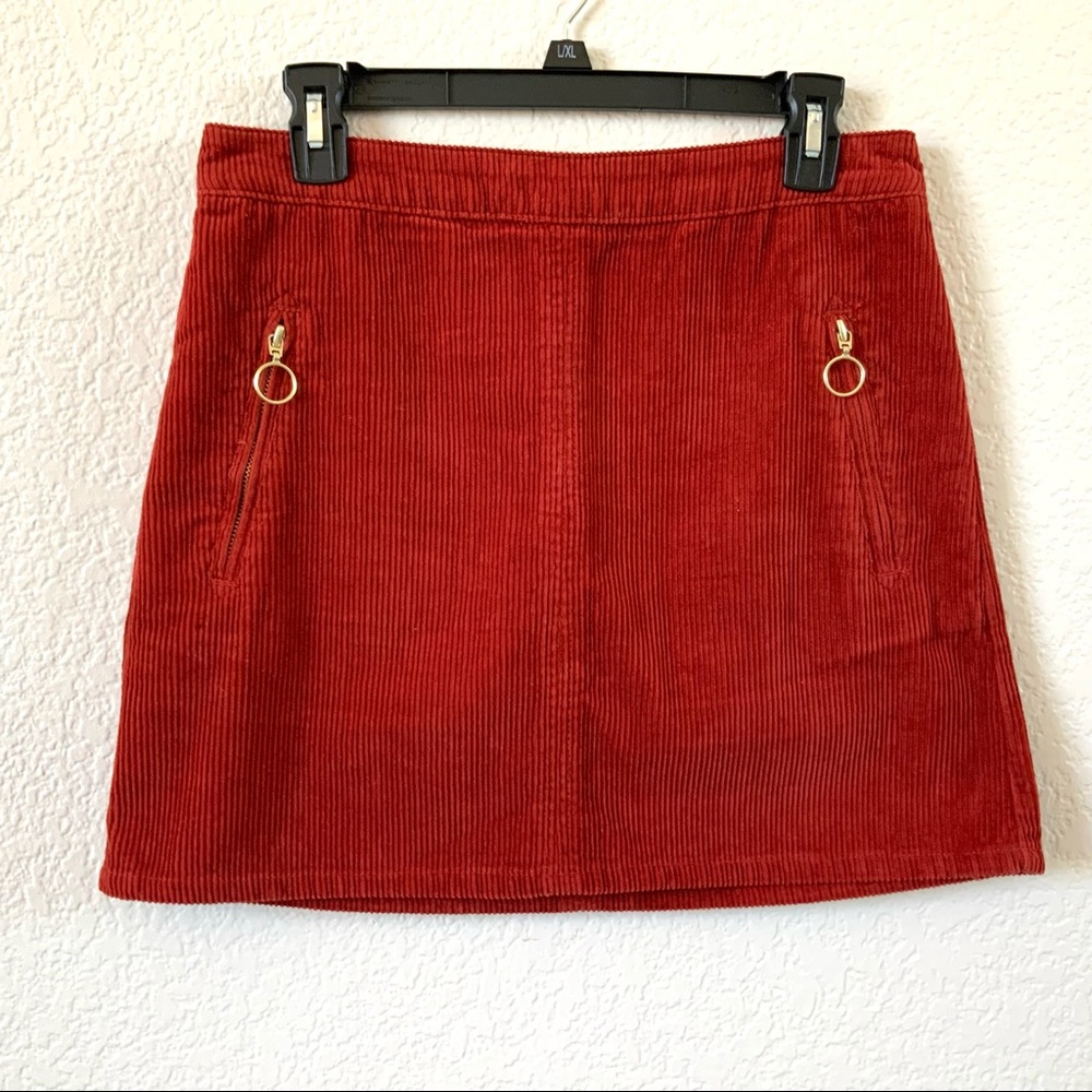 Forever 21 Corduroy Mini Skirt, Sz L